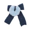 Autumn Winter Women Fashion Woolen Bow Plush Hair Band Cute Headband Hair Rubber Band Hair Accessories