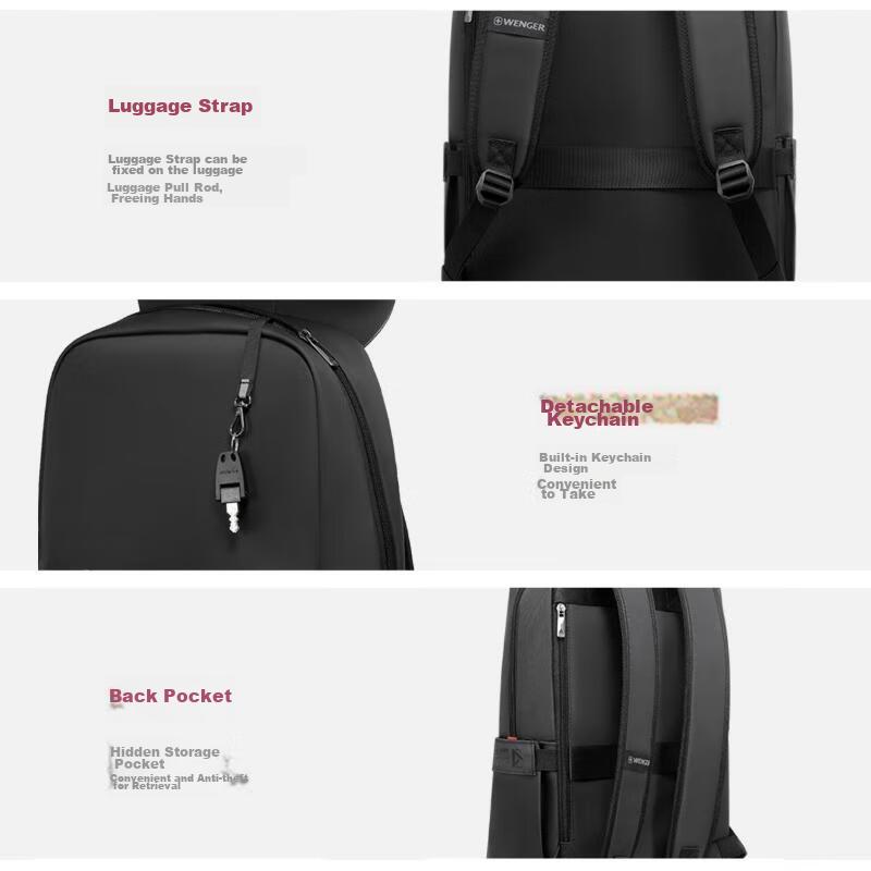 WENGER Swiss Army Knife 15.6-Inch Laptop Bag, Business Backpack for Men And Women, Travel Bag for Business Trips