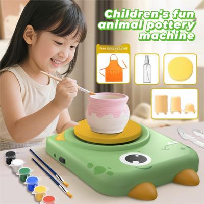 Electric Pottery Clay Machine Diy Handcraft Making Tool Soft Clay Material Educational Toy Cute Pet Electric Clay For Kids Gift