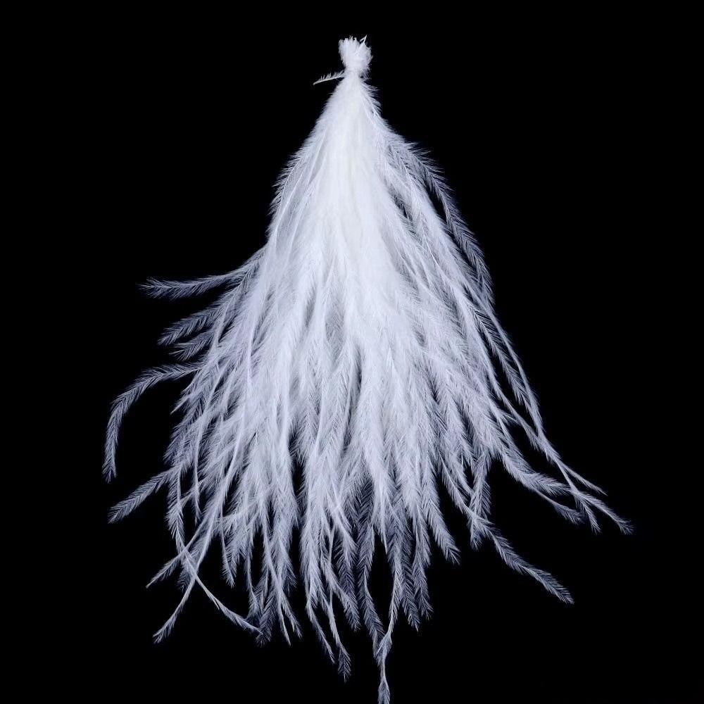100Pcs Sewing Costuming Ostrich Feathers DIY Feathers Trim Loose Plumas Decorativas for Halloween