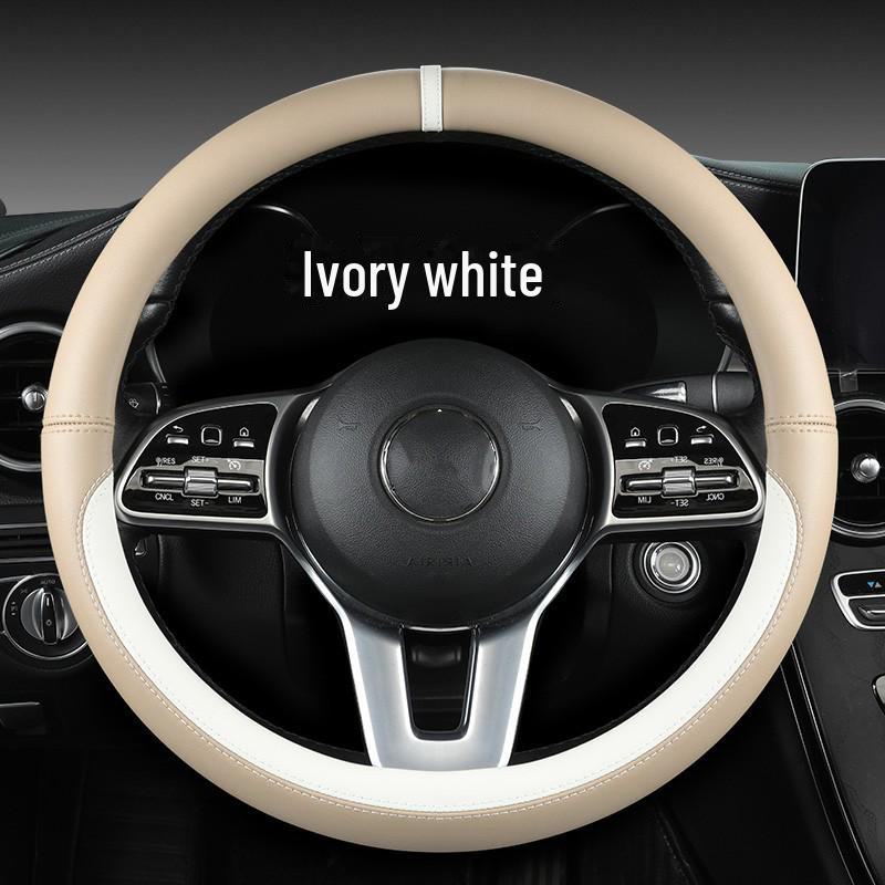 Panappi Cross-border Car Steering Wheel Cover In Various Colors for Medium-Sized Handles, Protects Car Steering Wheel from Wear and Tear.