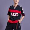 Li Ning Série Mode Sport EDG Équipe Imprimé Lettres Blocs de Couleurs T-Shirt Manches Courtes Homme Hauts Noir AHSP925-1