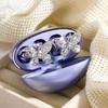 Butterfly Rhinestone Decor Detachable Bluetooth Headset Clip-on Earphone Exquisite Fashion Accessory for Ladies