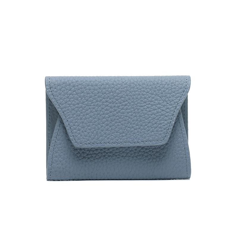 The First Layer Of Cowhide Creative Versatile Long Wallet Women'S Simple Leather Glasses Case Wallet Can Be Placed On Mobile Phones