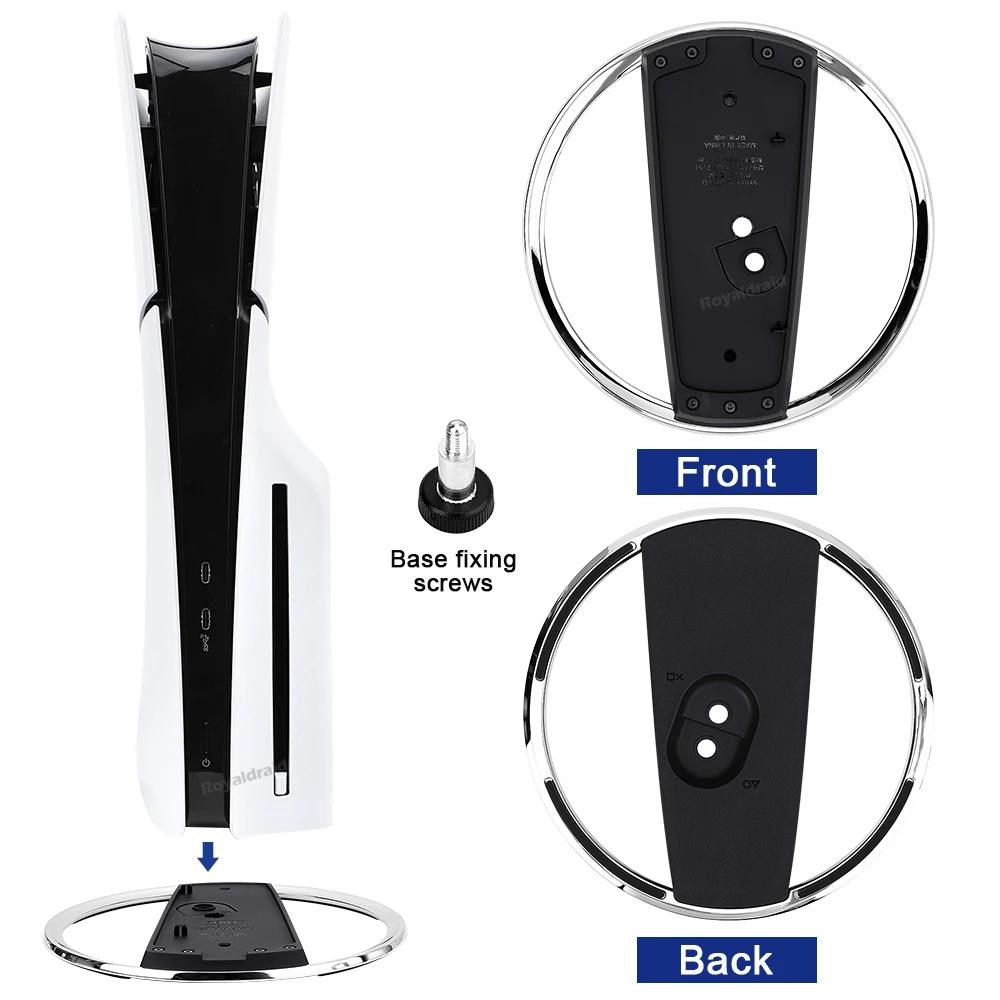 NEW For PS5 Slim Original Vertical Stand PC Metal Game Console Base Bracket For Playstation5 Slim CFI 2000 and PS5 CFI 1000 Host