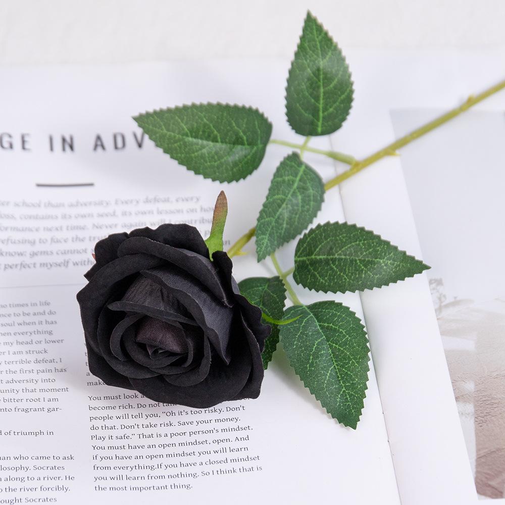 Artificial Rose, Single Hand Feel Velvet Rose, Waterfall Flower Wall, Home and Wedding Decoration Arrangement, Artificial Flower