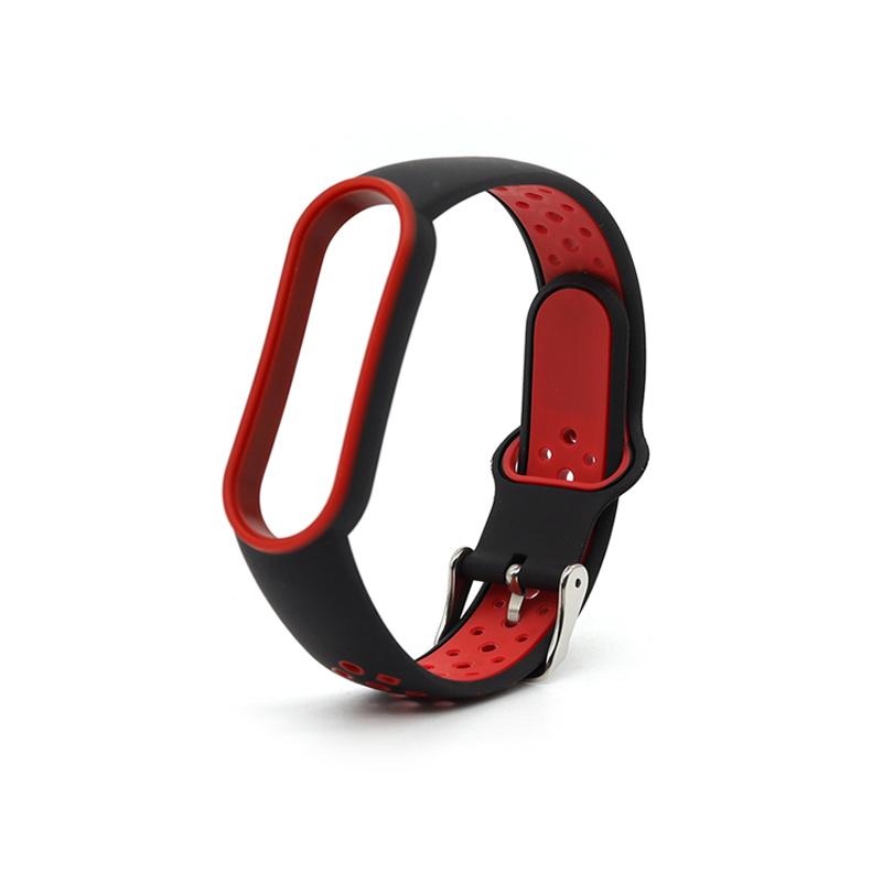 

For Xiaomi Mi Band 5 4 3 6 Strap Double Color Silicone Wristband Bracelet Replacement For Xiaomi Band 4 MiBand 3 5 6 band Straps For Xiaomi band 5 6