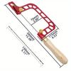 Coping Saw Aluminum Alloy Frame Fret Saw with Diamond Wire Jigsaws for Jade Stone Ceramic Glass Wood Metal Accurate Cutting