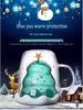 Double-Layer Christmas Wish Cup with Handle – Perfect for Milk, Juice, and More