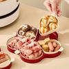 Reusable Dinner Plate Plastic Garlic Storage Plate Kitchen Preparation Plate  Tableware