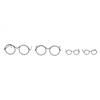 Round Frame Lensless Retro Cool Doll Glasses For Doll Accessories