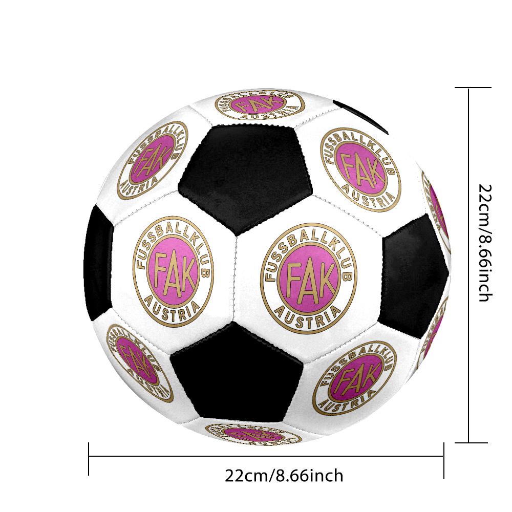FK Austria Wien Soccer Ball Colorful All Ages Machine Stitched PVC Competition Ready Durable High-Bounce.SIZE5