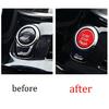 Car Engine Start Stop Button Trim Fit For BMW 5 Series G30 2018-2022 1X Red ABS
