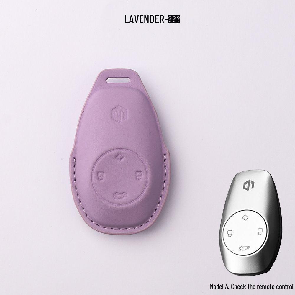 Luxus-Schlüsseletui für Leapmotor T03: Elegante, schlichte Hülle für Männer und Frauen No size gray