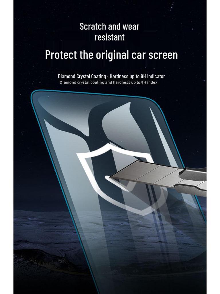Tempered Screen Protector for Toyota Highlander 26-Model Navigation Dashboard