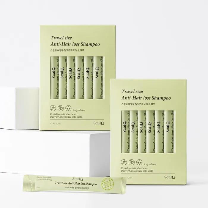 [2 pack] Travel hair loss relief functional disposable shampoo 10ml x 20 pieces 2 packs