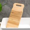 Eco-friendly Practical Rectangle Bamboo Portable Durable Clothes Cleaning Tools Laundry Board Scrubboards Washboard