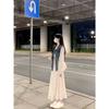 2026 Stylish Women's Spring/Summer Tea Color Denim Vest Outfit with Dress