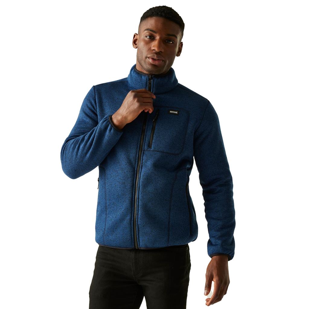 Regatta Giacca in Pile da Uomo Barlee Marl con Zip Intera