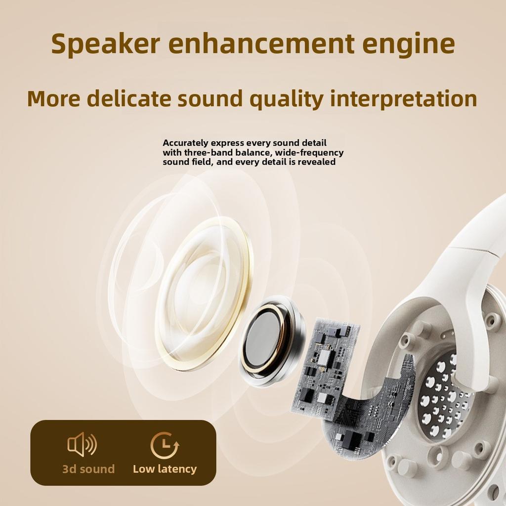 ANC Noise Reduction AKZ Wireless Headset Bluetooth Headset Battery Life Foldable