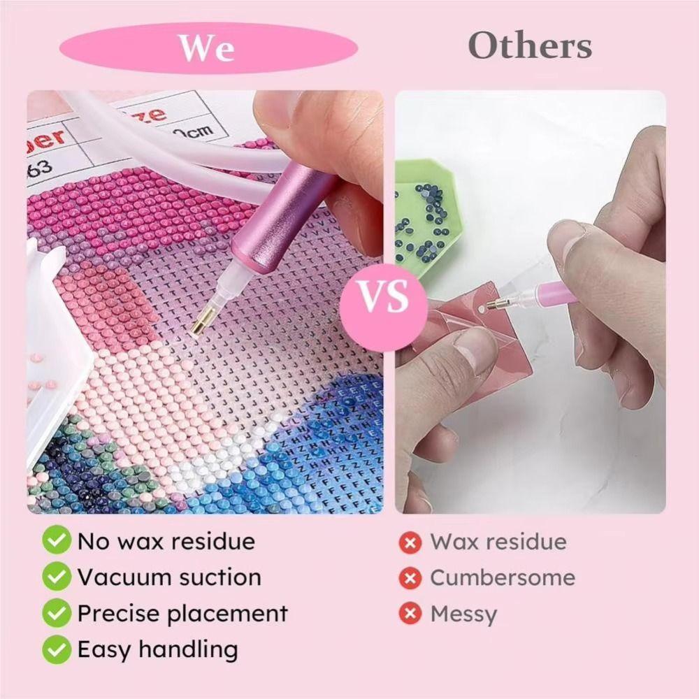 DIY Craft Electric Diamond Suction Tool Suction Point Drill Tool  for 5D Diamond Painting Tool