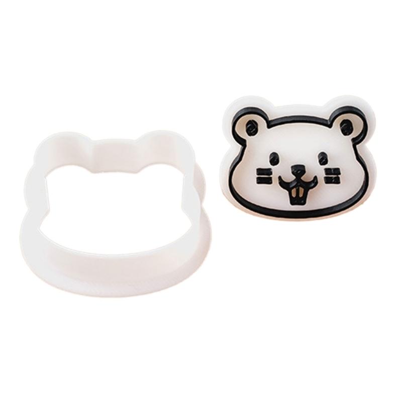 Cartoon Animal Fondant Cookie Cutters Easy to Use Cute Animal Shape Pastry Molds for Creating Delicate Snacks at Homes