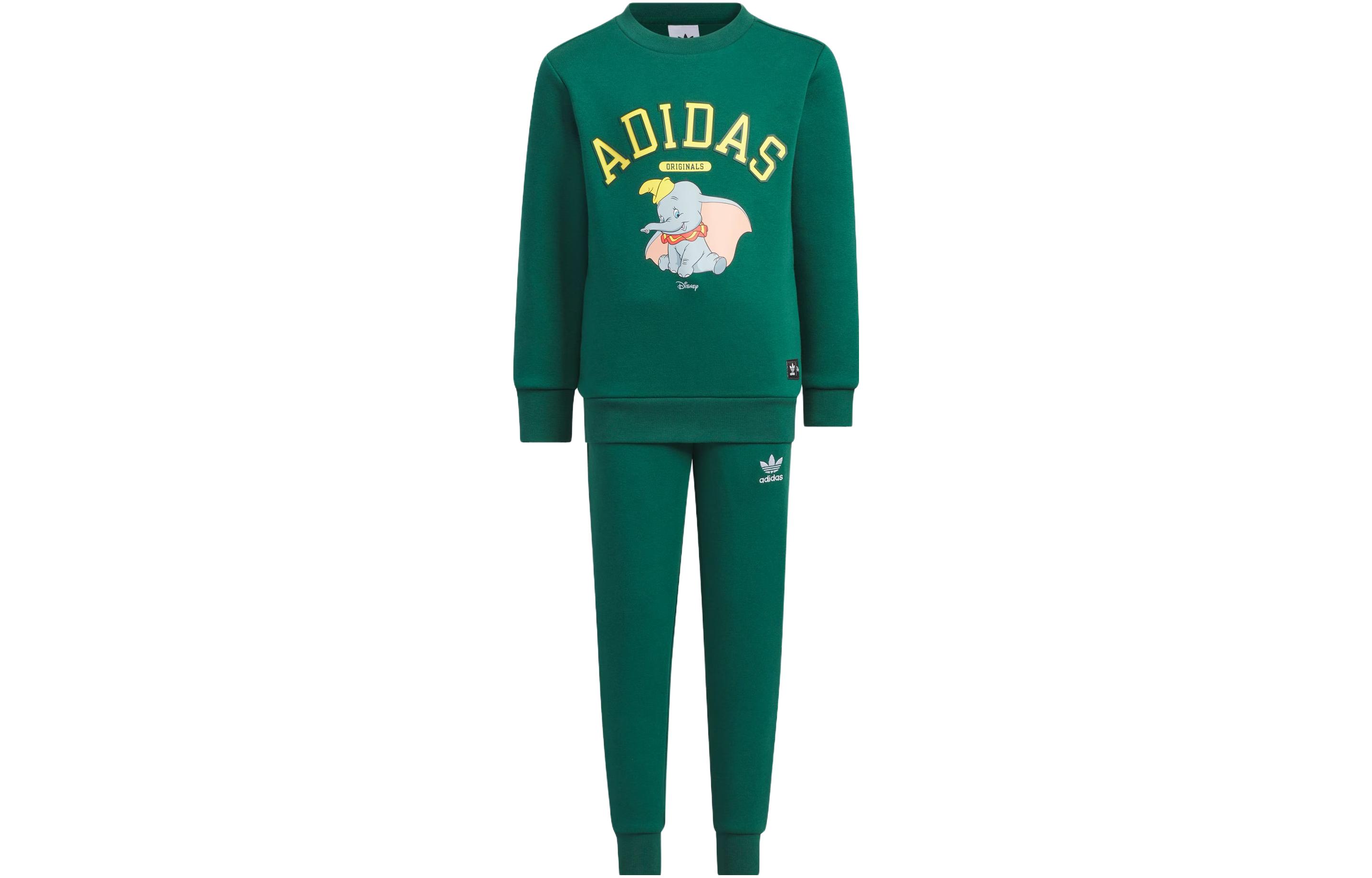 Adidas Originals x Disney Moderate Casual Sportswear Kids  Forest Green IX4362 128