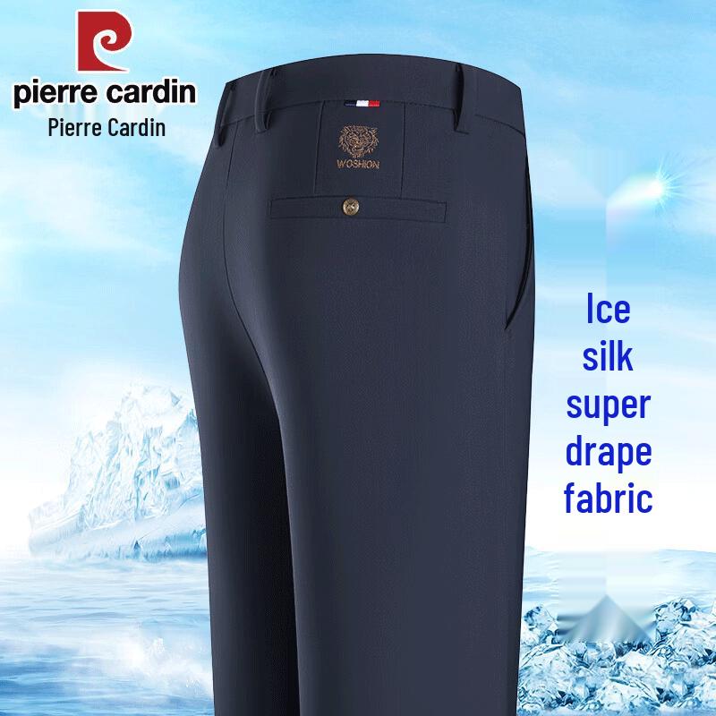 

Pierre Cardin Men s Straight Fit Stretch Business Casual Pants 34