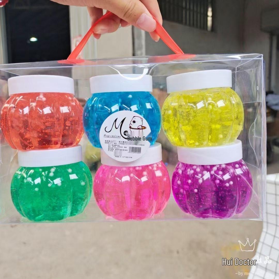 

Прозрачный тыквенный бабл-слайм Pumpkin Bubble Slime