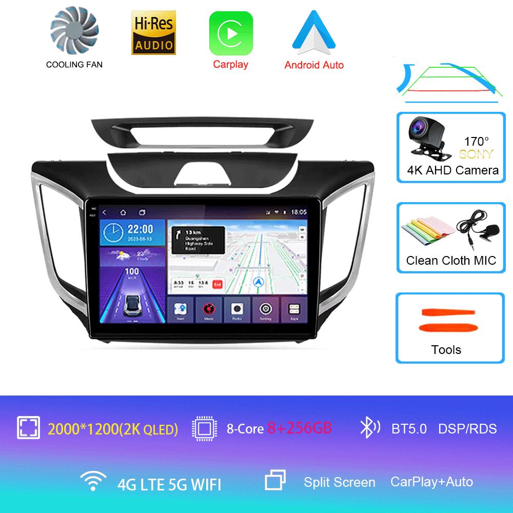 Android 14 Car Radio For Hyundai Creta IX25 2015 - 2019  Multimedia Video Player Navigation stereo GPS  No 2din 2 din dvd