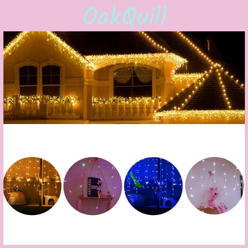 Waterproof 13-130ft Curtain Icicle Lights Led Fairy Christmas Indoor Outdoor Wedding Party