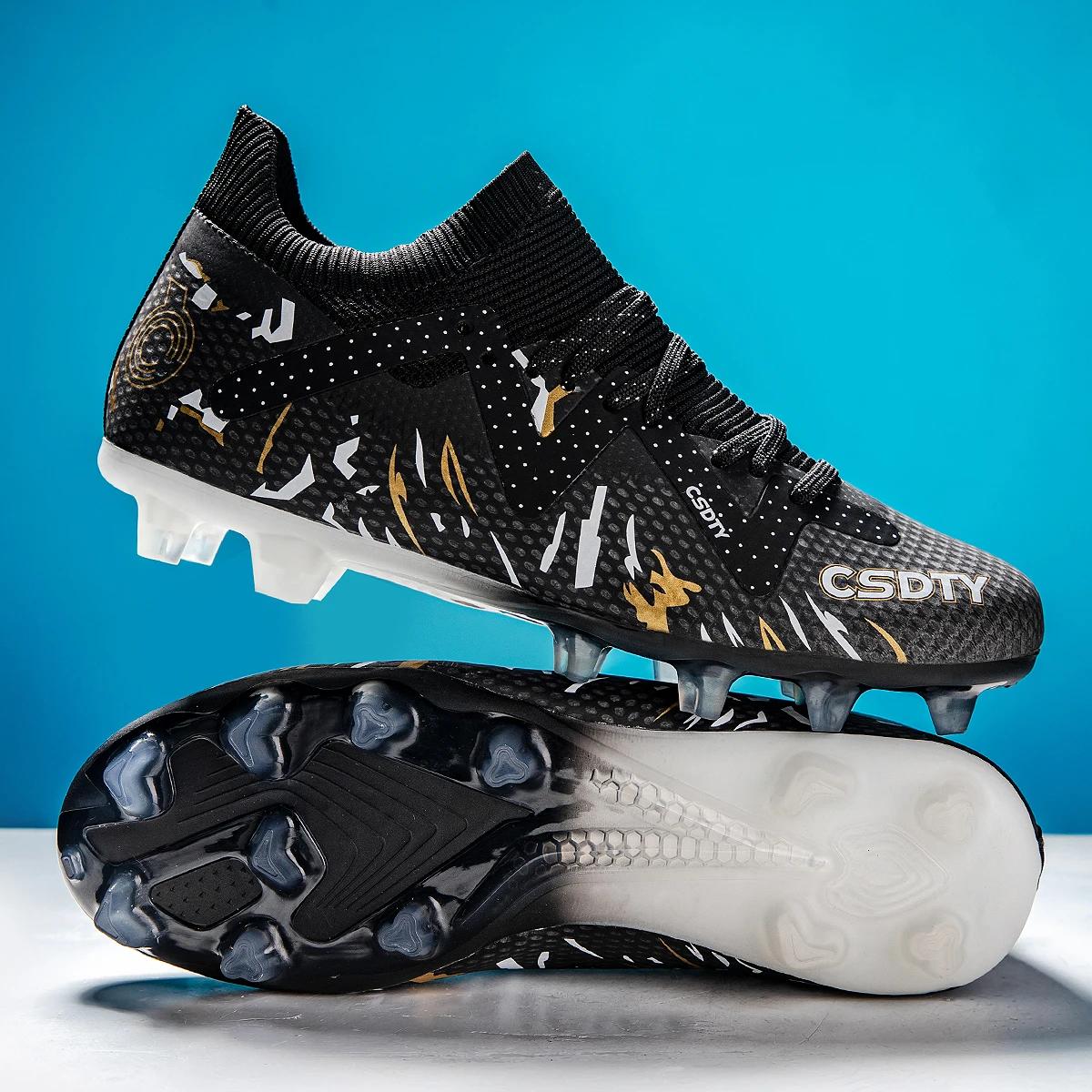 

Men Professional Football Shoes for Boys High-quality Soccer Shoes Cleats TF/FG Sneakers Match Training Ultralight Non-Slip 35