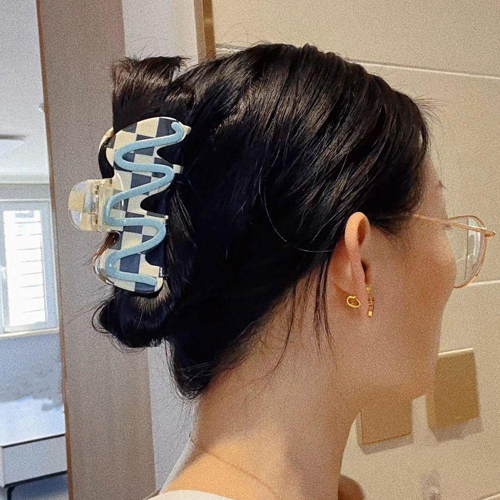 

Acetate Hair Clips Wave Shape Hair Pins Hairgrip Hair Claws Women