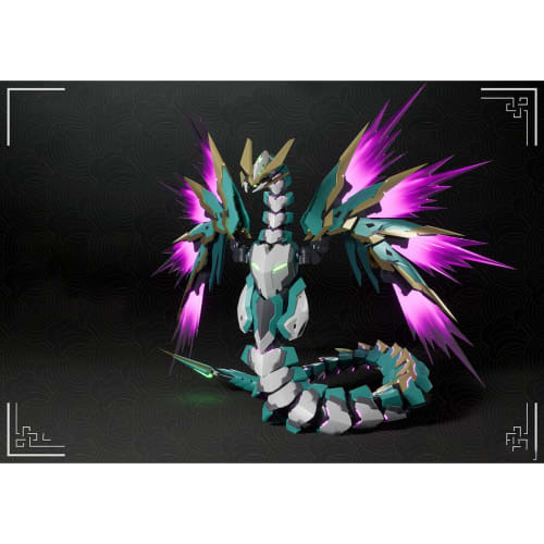 HiPlay CANG TOYS Zogankaku Starry Sky Grade Huaxia Sector Fuxi Deluxe Edition WG-MGMSO06A-1 Approximately 200mm Tall Pre-Colored Plastic Model Kit