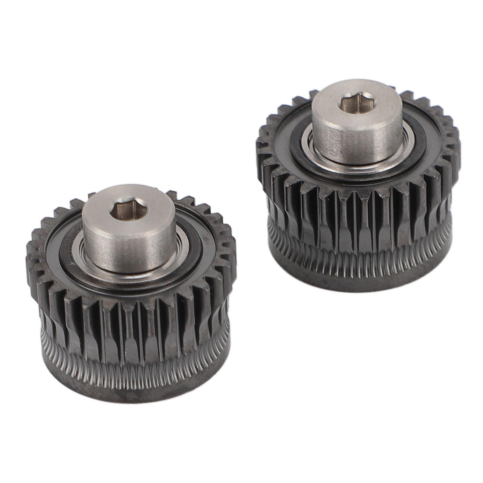 Kit de Pignons d'Extrudeur pour Imprimante 3D 2 Pièces Acier Trempé 55HRC Roue Dentée d'Entraînement d'Extrudeur pour Imprimante 3D pour K1 K1 K1C