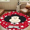 Mafa-lda Reading Under The Moonlight Round Rug for Livingroom,Bedroom, Palyroom, Chair Rug, Area Rug, Circle Carpet, Large Size Fan Christmas Gift