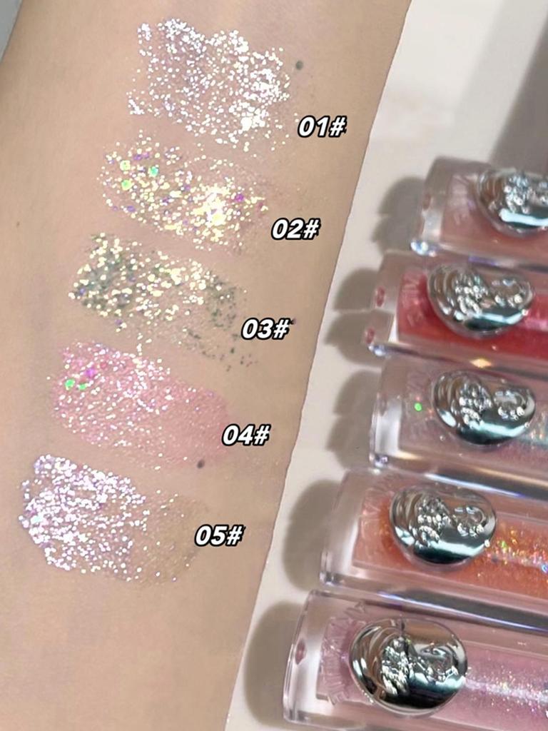 High Pigmented Sparkle Liquid Eyeshadow Rich Color Shimmer Eyeshadow Pencil Versatile Use For Cheek