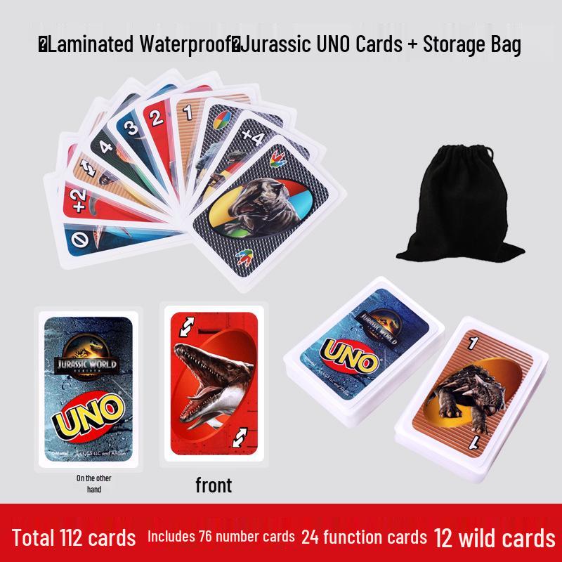 Genuine Mattel UNO Classic Card Game for Multiple Players - Casual Party Poker Table Game