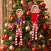 Christmas Elf Doll Elves on the Shelf Doll Naughty Plush Doll Home Ornament Christmas Poseable Little Joker Gift
