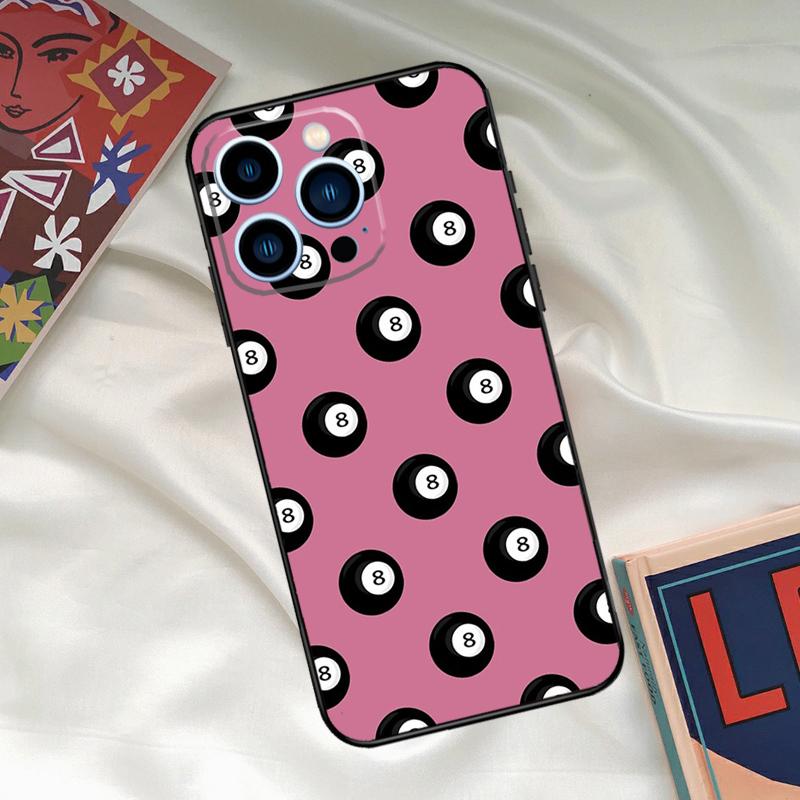 Eight Ball Phone Case For iPhone 15 14 12 11 13 16 17 Pro Max 15 16 Plus 13 Mini 16e 17 Air Funda Cover