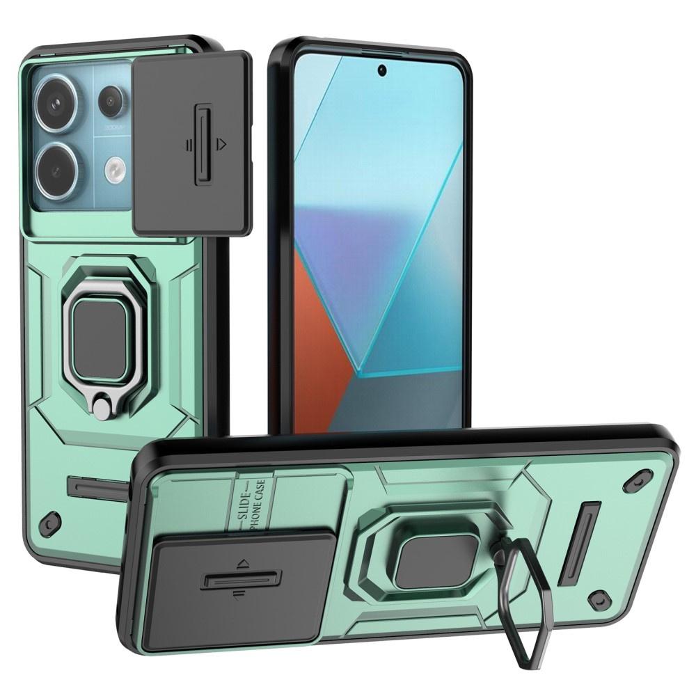 KickStand Camera Lens Case for Xiaomi Redmi Note 13 Pro 5G, Green
