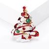 Enamel  Christmas Tree Brooches Women Coat Clothing Badges Jewelry Accessries