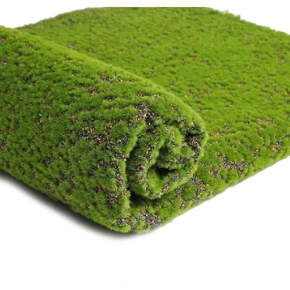 Artificial Moss Mat Fake Lichen DIY Synthetic Turf Landscape Simulation Artificial Grass Mats Fake Grass Rug for Home Wedding Garden Patio Decoration Color Point