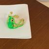 New Originality Tree Frog Ring Alloy Opening Frog Open Rings Cute Animal Shape Jewelry Accessories For Women
