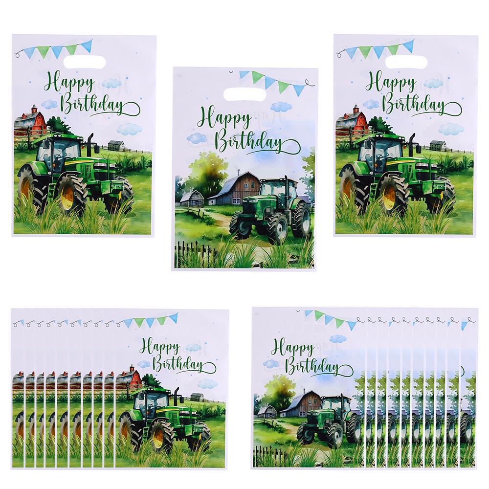 Thanksgiving Farm Festival Tote Bag with Candy Snack Print