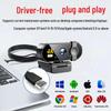 4K Ultra HD Webcam with Microphone & Privacy Cover for Streaming, Online Classes, Video Conferences
