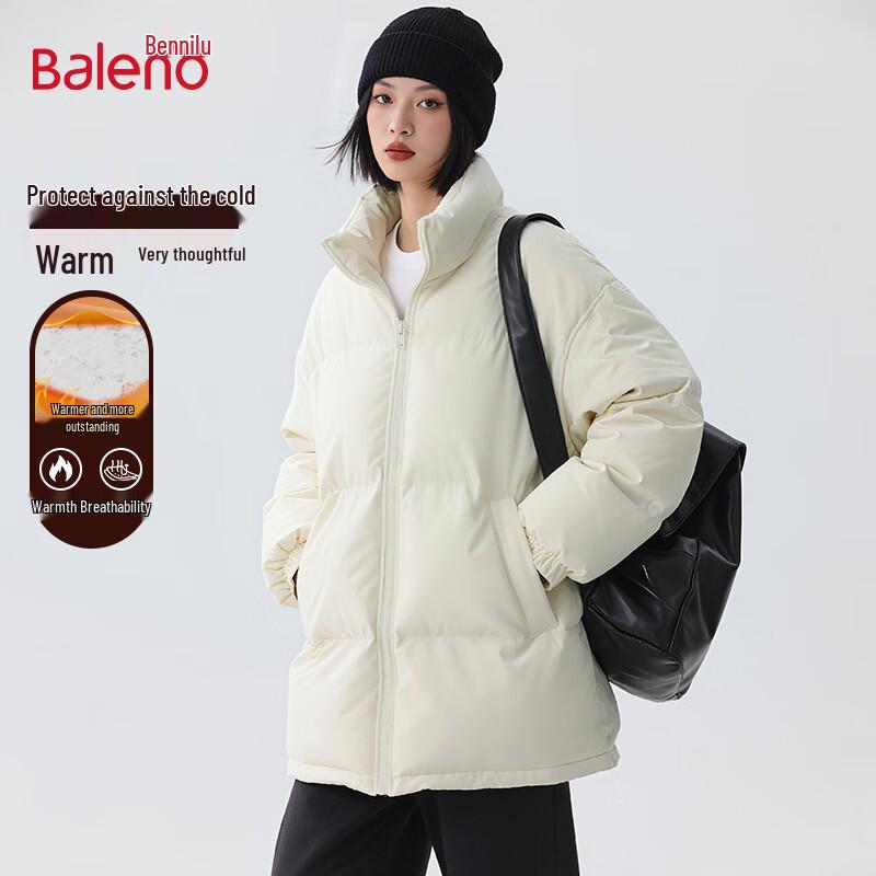 

Baleno Women s Stand Collar Padded Winter Jacket 2XL