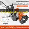 Chuangyi 6" & 12" Cordless Electric Chainsaw for Tree Logging and Woodworking