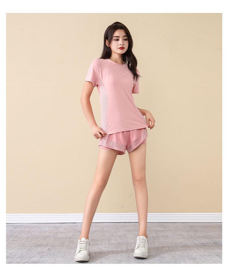 Women's Summer 2025 Quick-Dry Badminton & Running Set: Gym Yoga Morning Suit