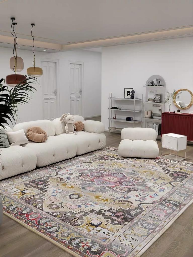 Retro Style Imitation Cashmere Washed Back Carpet American Living Room Sofa Table Cushion Bedroom Decorative Carpet